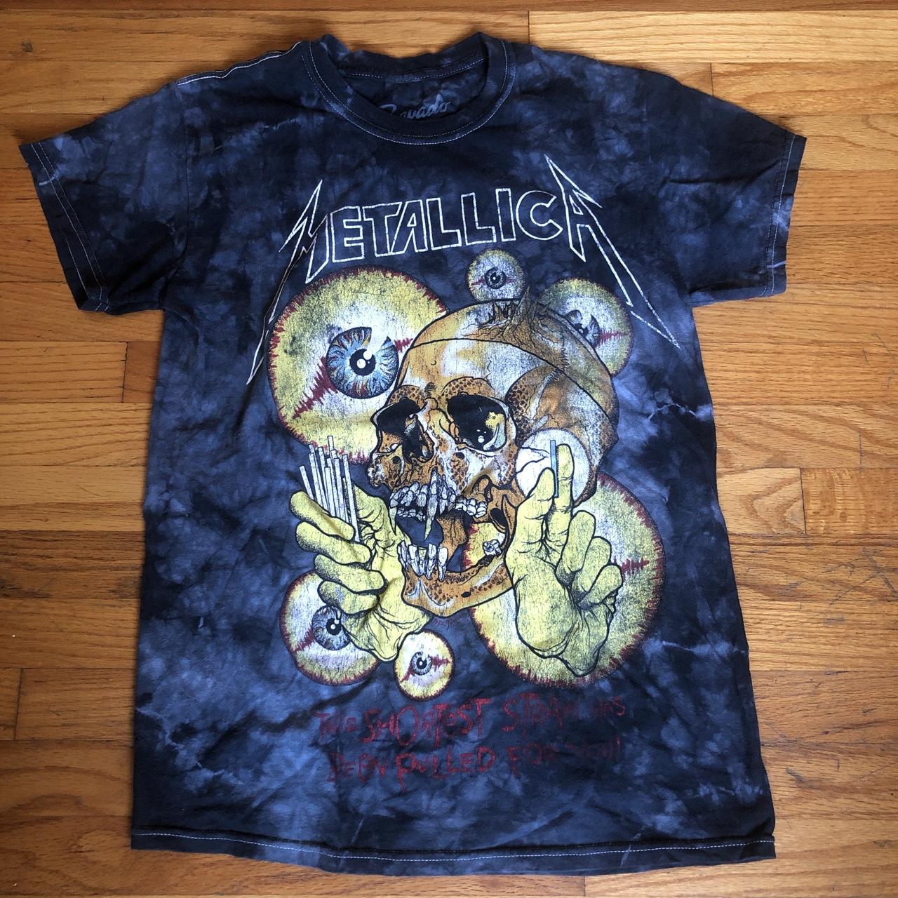 Metallica tie-dye T-shirt Men's small Depop