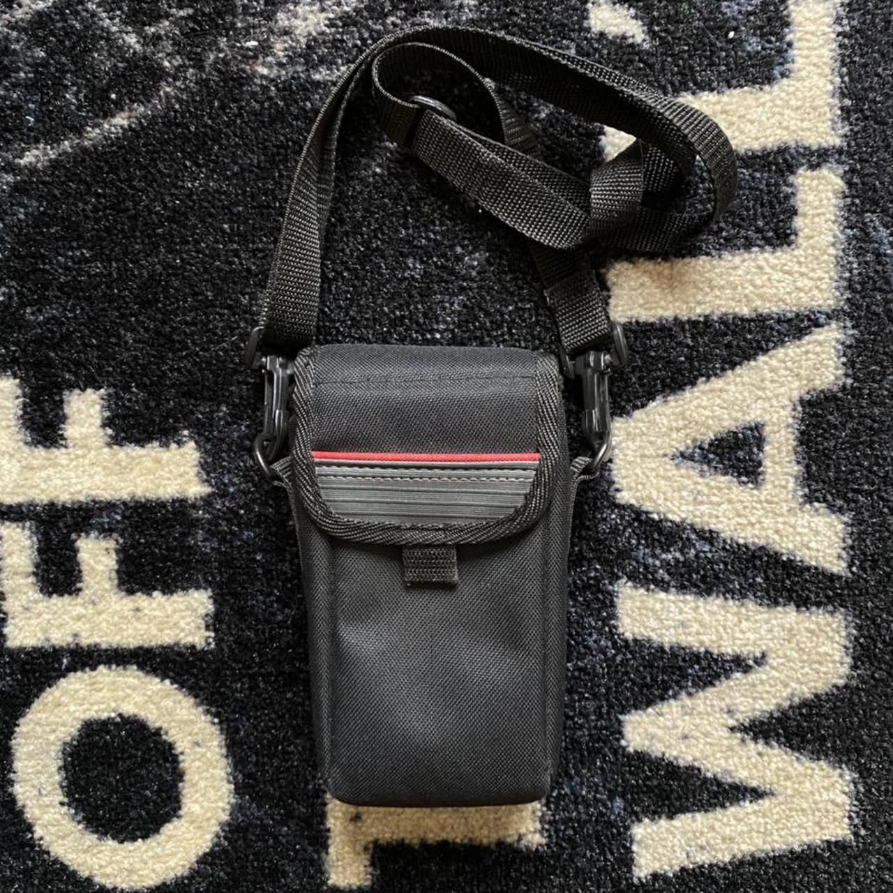 vintage film camera case w/ shoulder strap... Depop