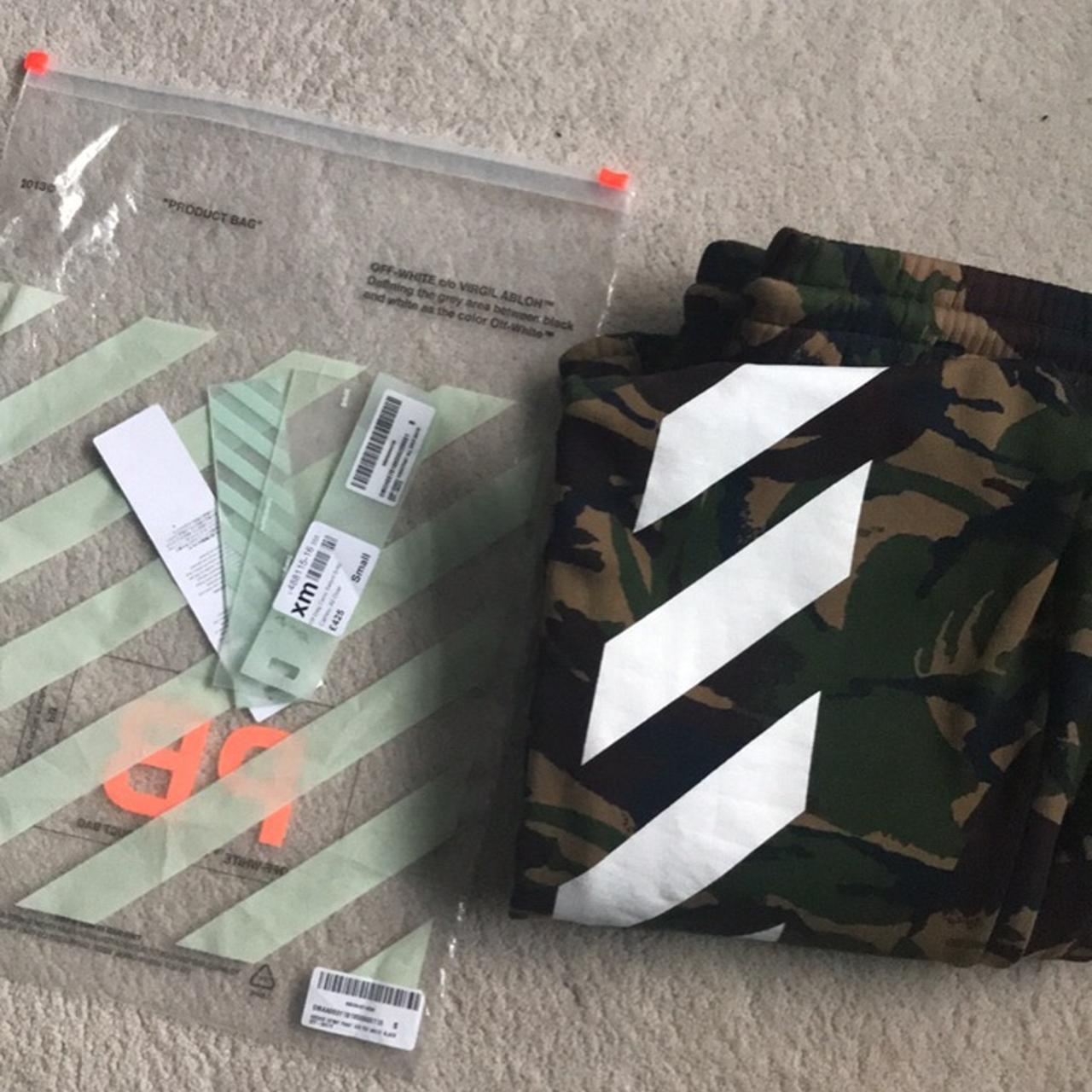 Off white camo online sweatpants