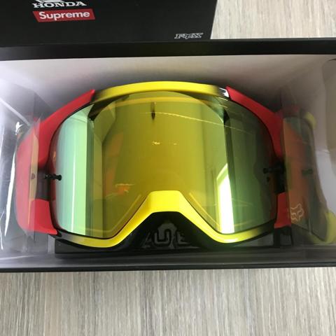 Supreme x Fox Racing, VUE, Honda red goggles (week... - Depop