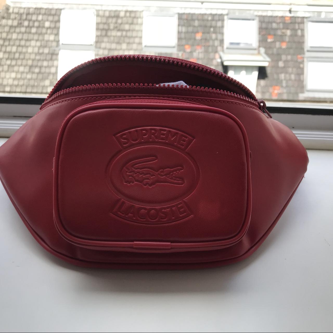 Supreme x lacoste hot sale waist bag