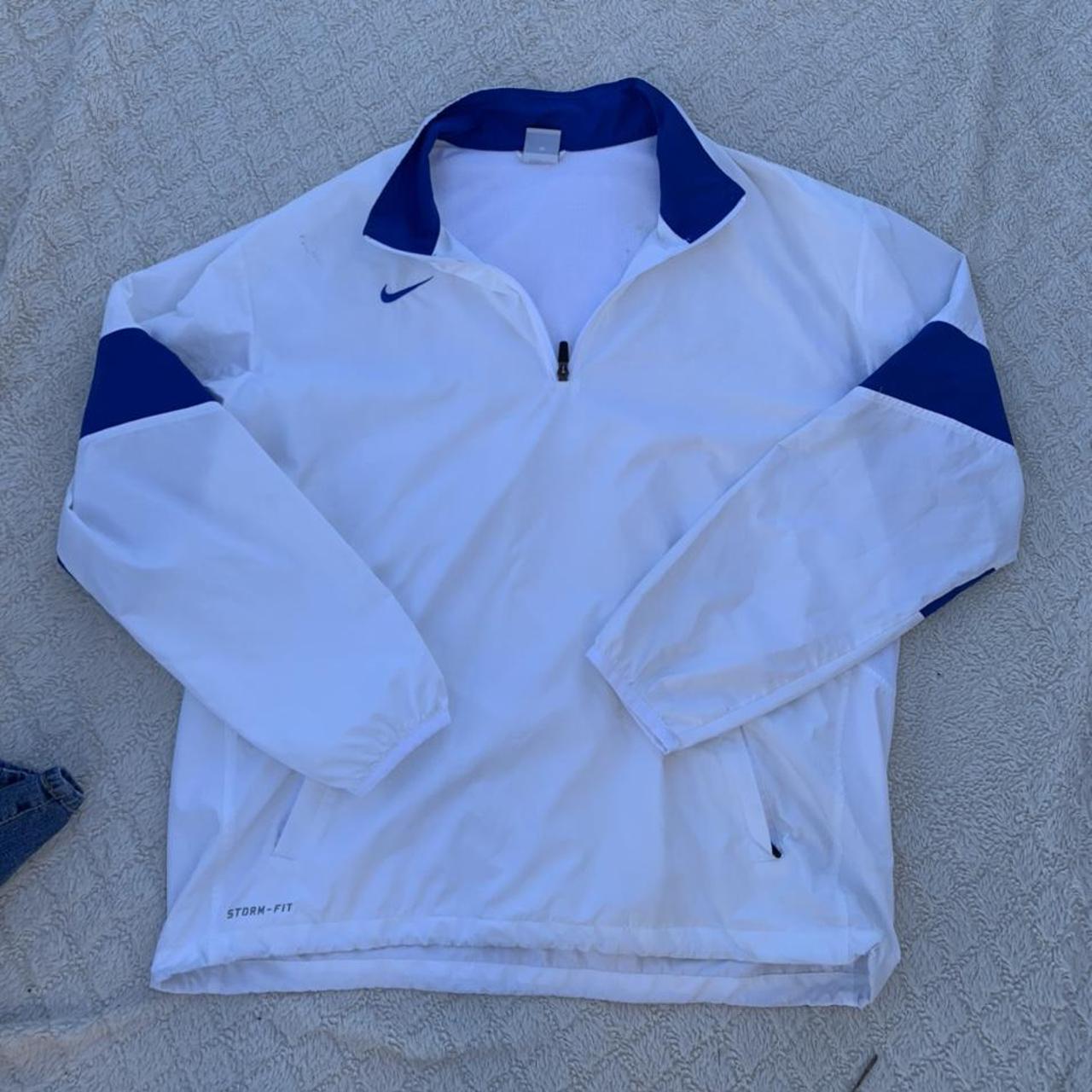 Nike Men's White and Navy