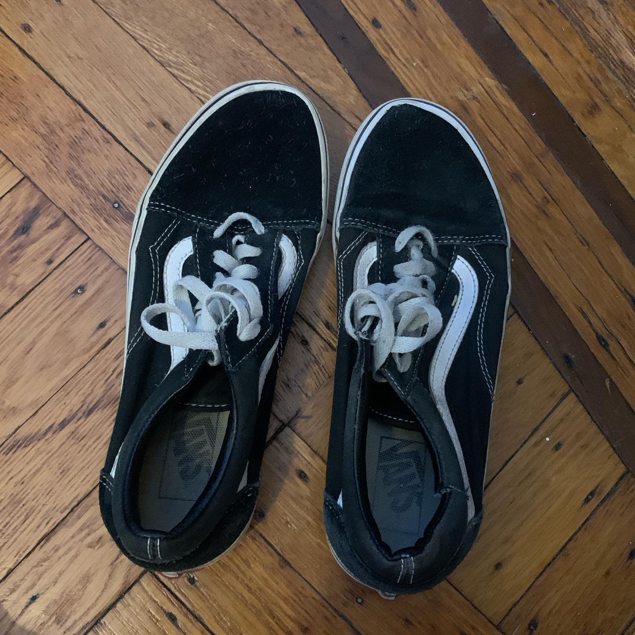 black vans womens size 7