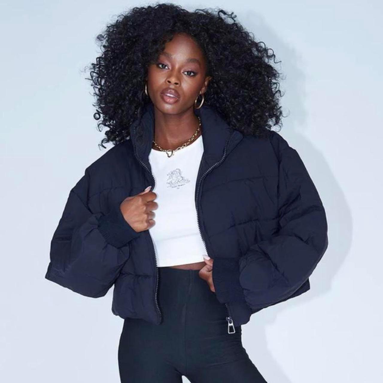 princess polly cropped puffer jacket