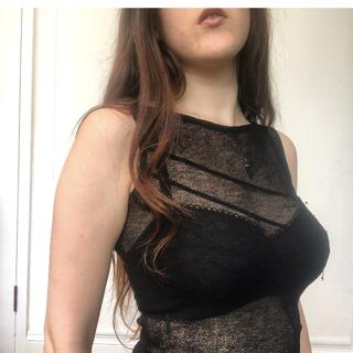 Sheer cami Nude camisole Perfect for summer night - Depop