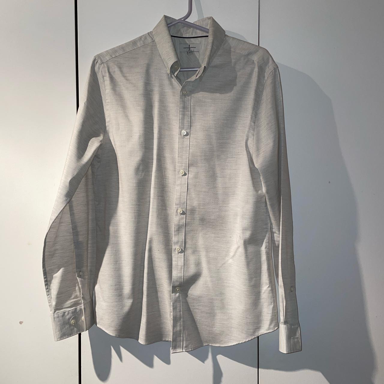 Jasper Conran Men's Grey Shirt | Depop