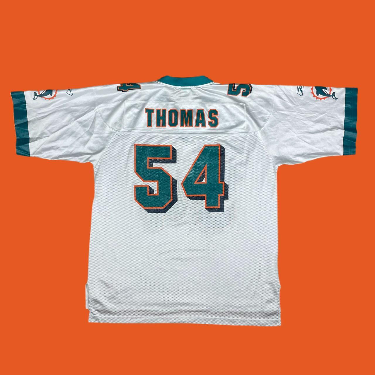 Miami Dolphins Zach Thomas jersey orange reebok NFL - Depop