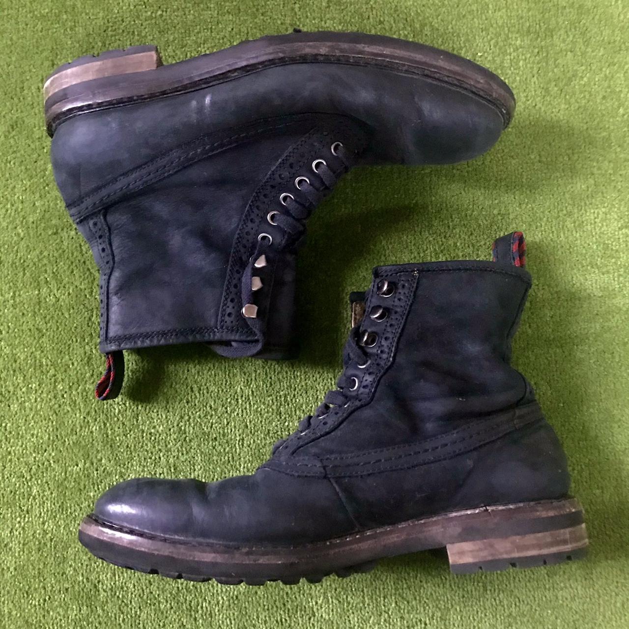 Leather Polo Norbeck High Boot. Size 7.5D. Leather... - Depop