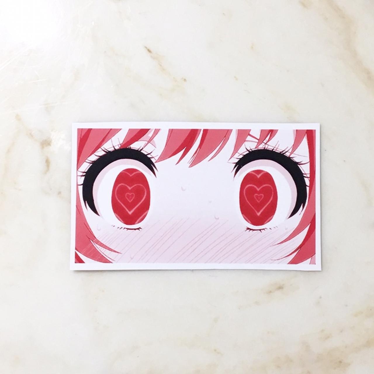 Anime Eyes Stickers Figurine Doll Face Organ Paster Clay Cartoon Decals |  Fruugo QA