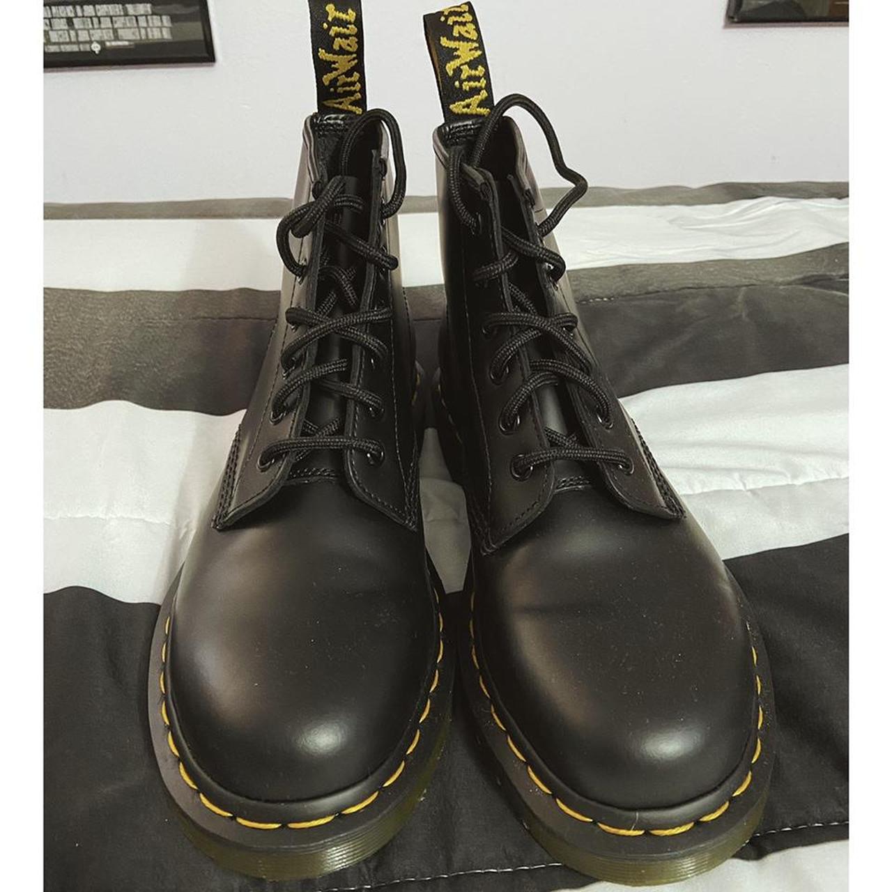Doc Martens 101 ys smooth ankle boots. Tried on... - Depop