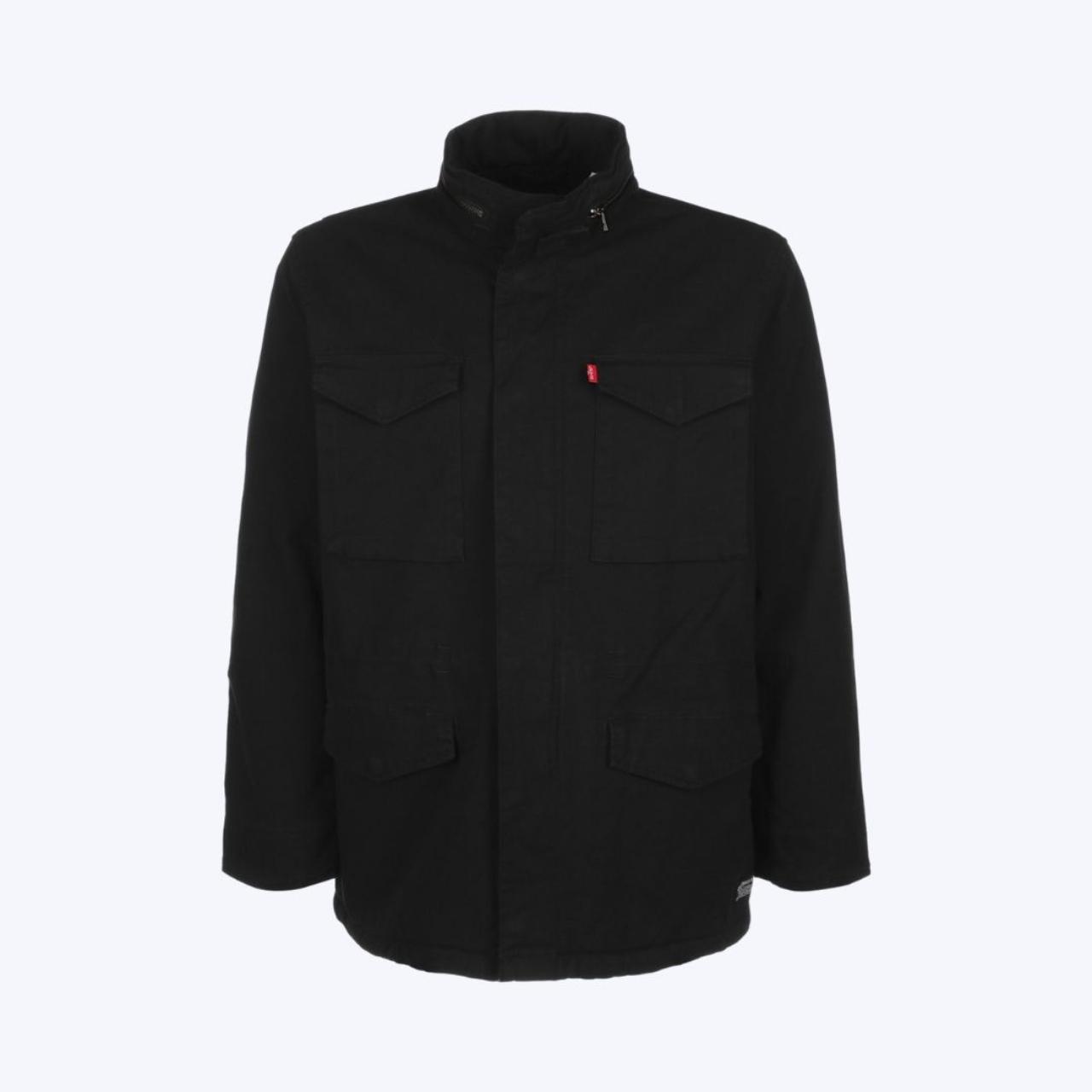 Levi's sherpa best sale field coat black