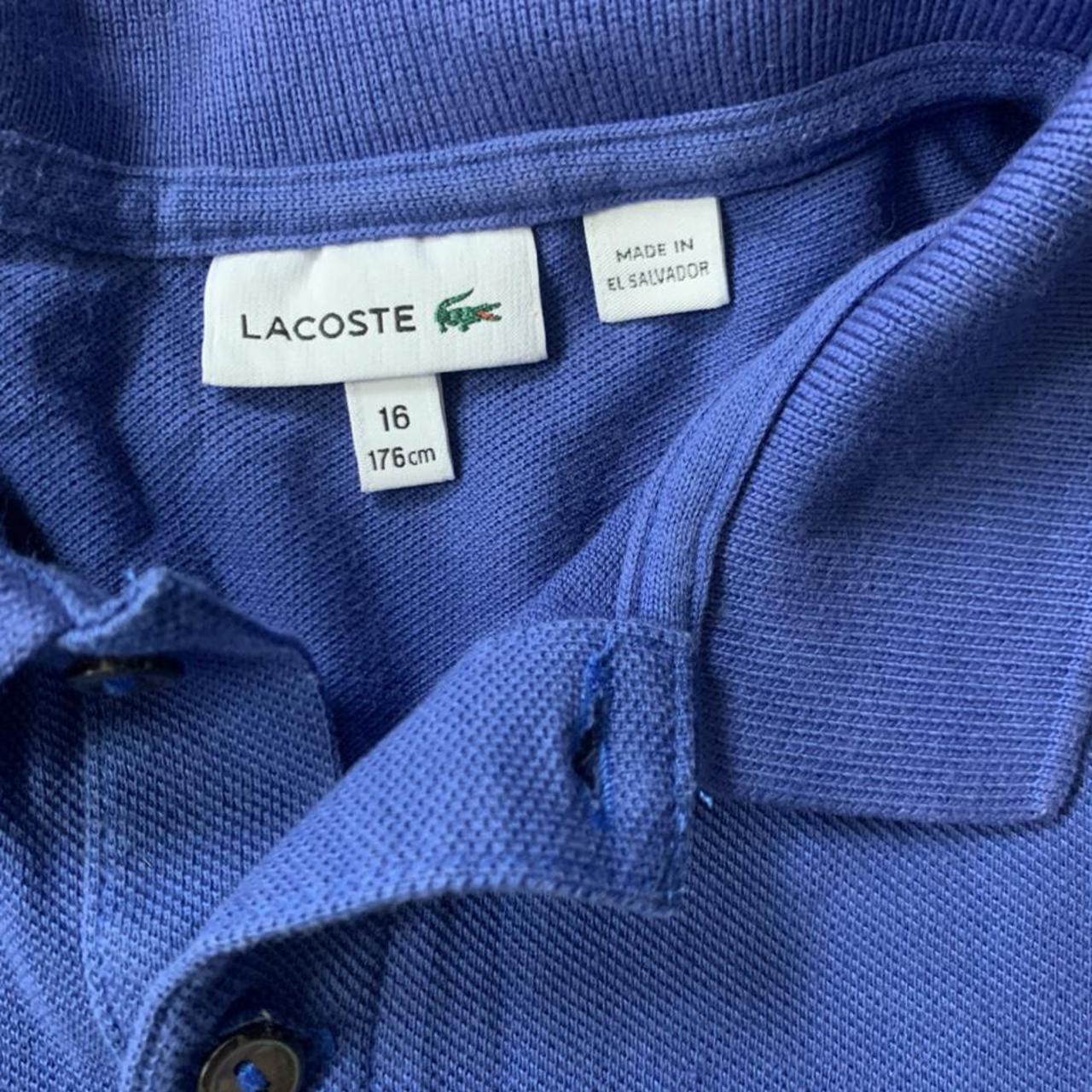 men’s lacoste polo shirt, boys large/men’s xs - Depop
