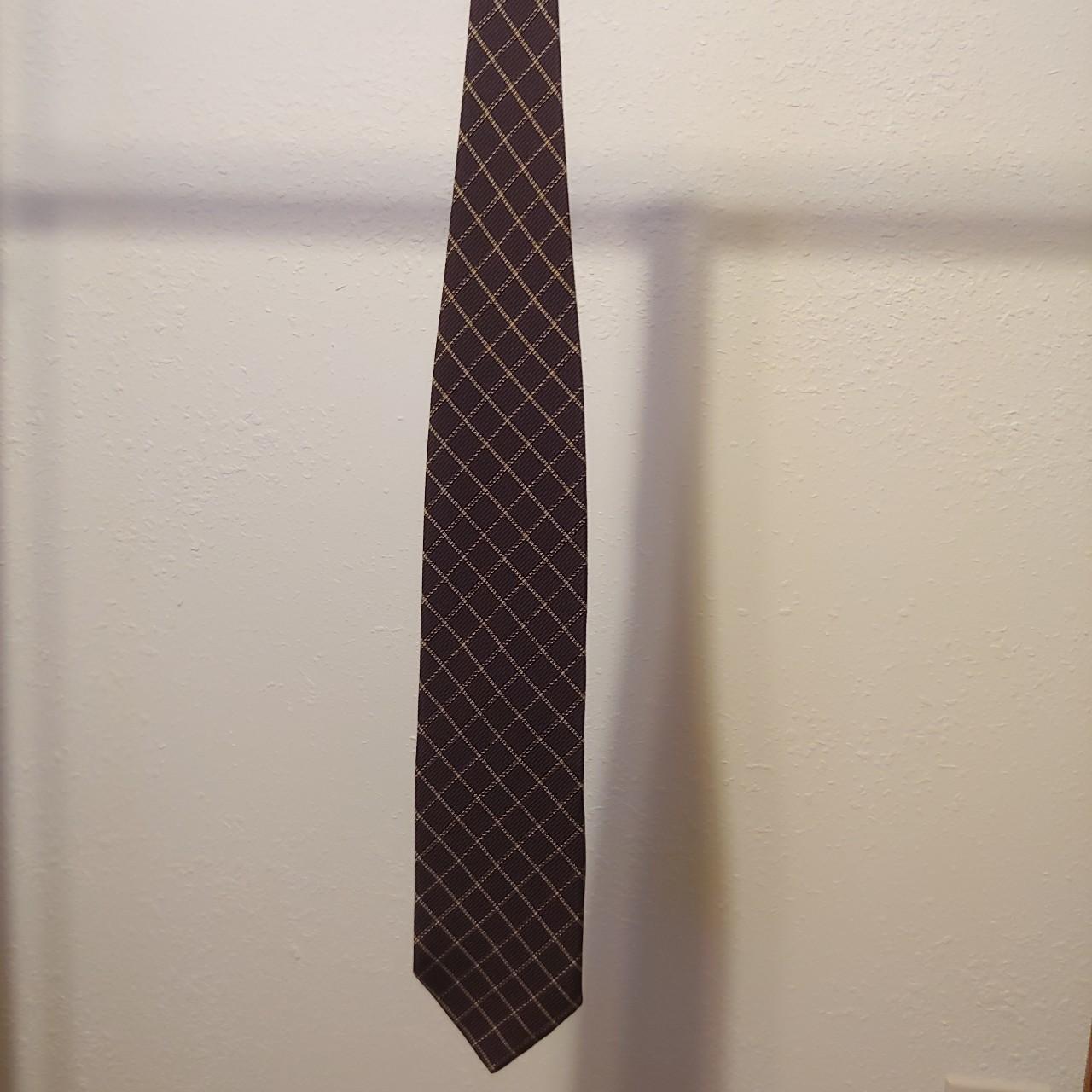 Vintage Giorgio Armani neck tie (cravatte). Wide... - Depop