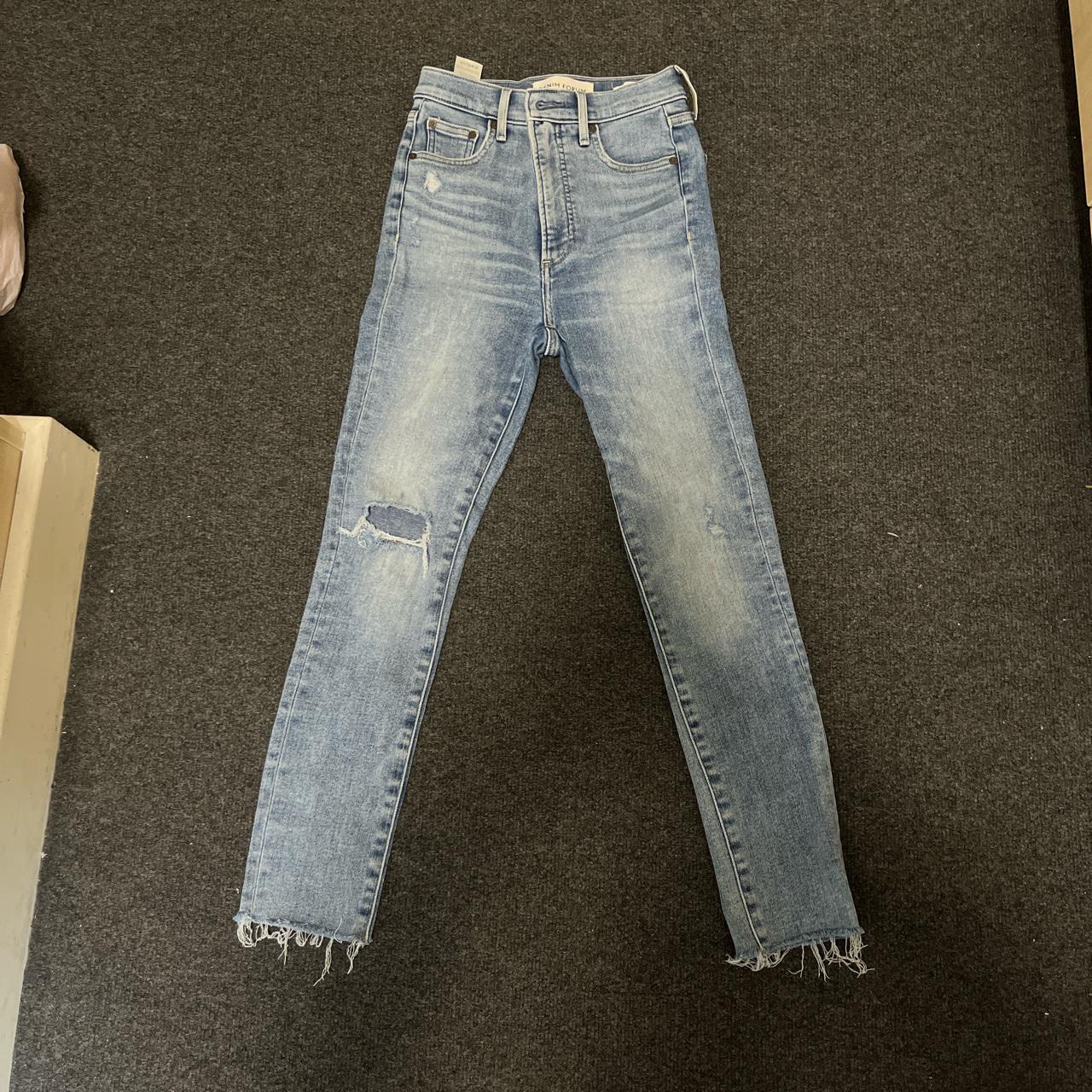 Aritzia denim forum jeans. Raw hem and would best... - Depop