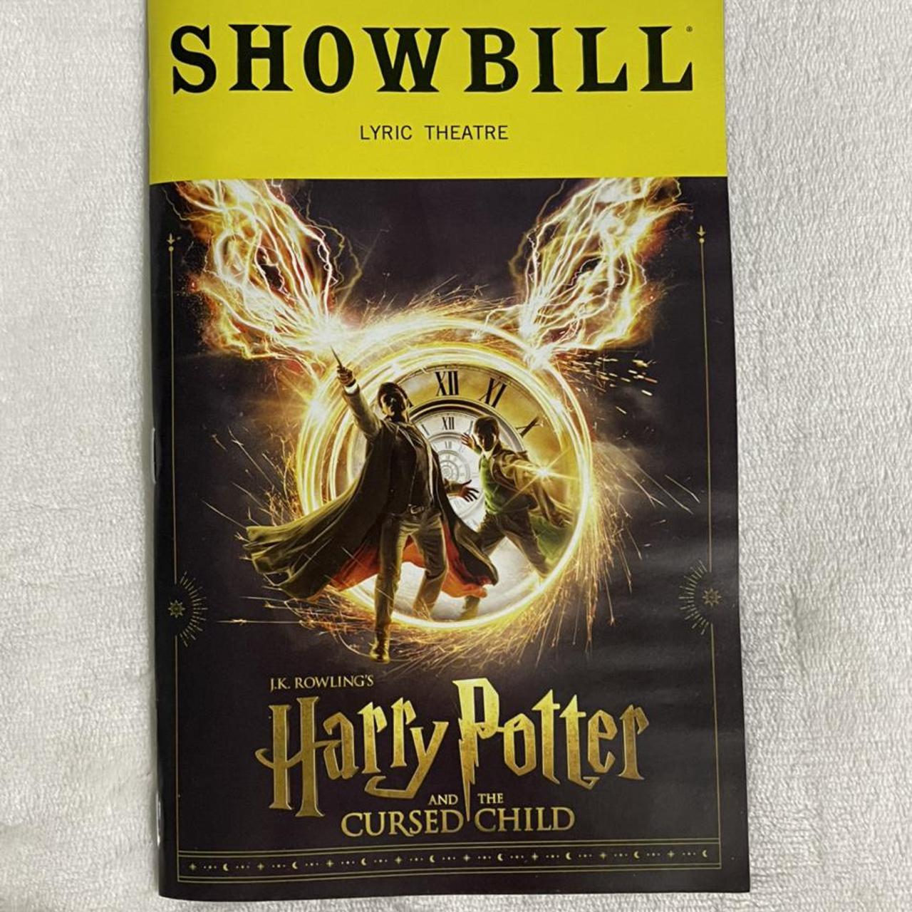 Harry Potter And The Cursed Child Showbill Playbill... - Depop