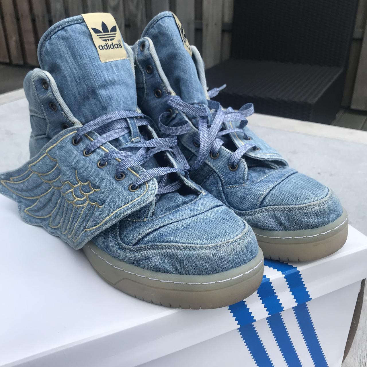 Adidas JS Wings Jeremy Scott Denim • Condition: | Depop