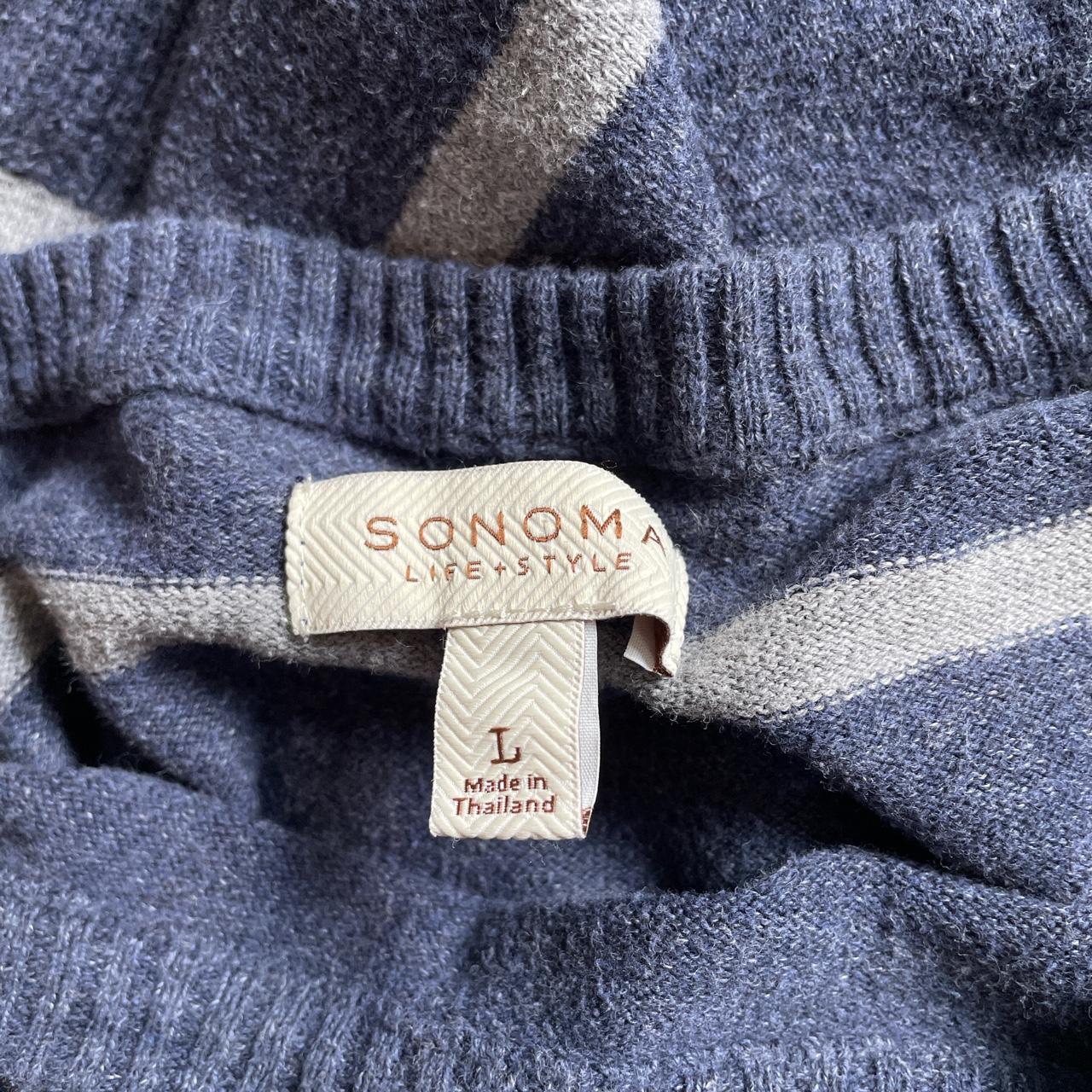 Sonoma mens striped sweater size large. in great,... - Depop