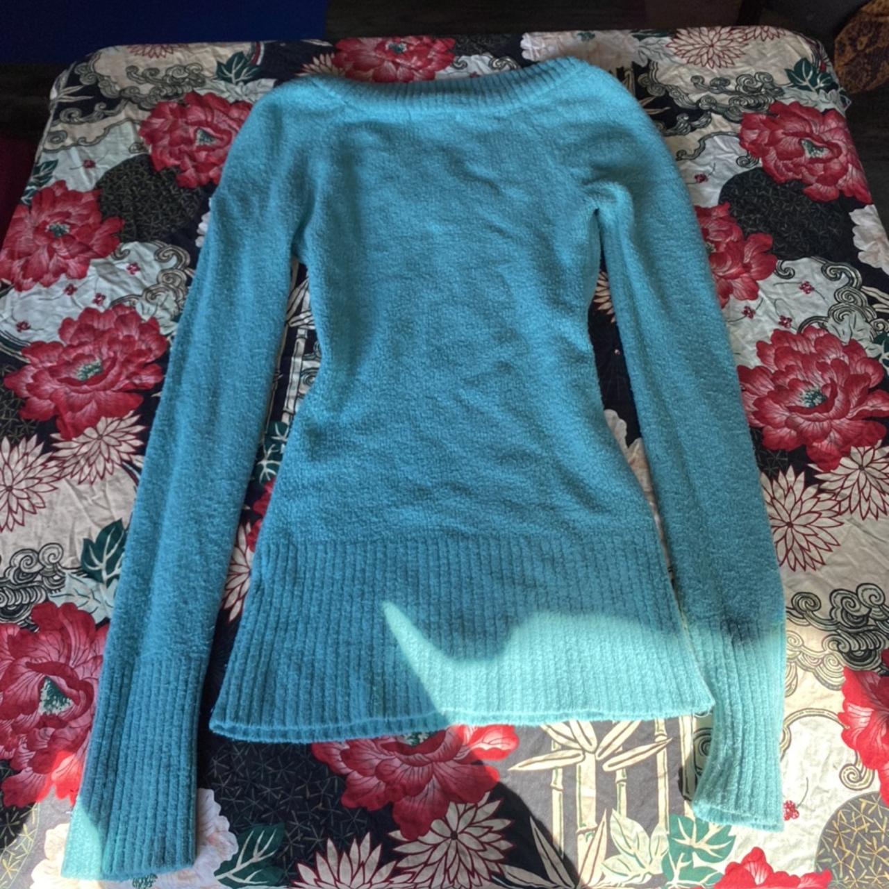 Product Image 2 - Fuzzy blue v neck sweater