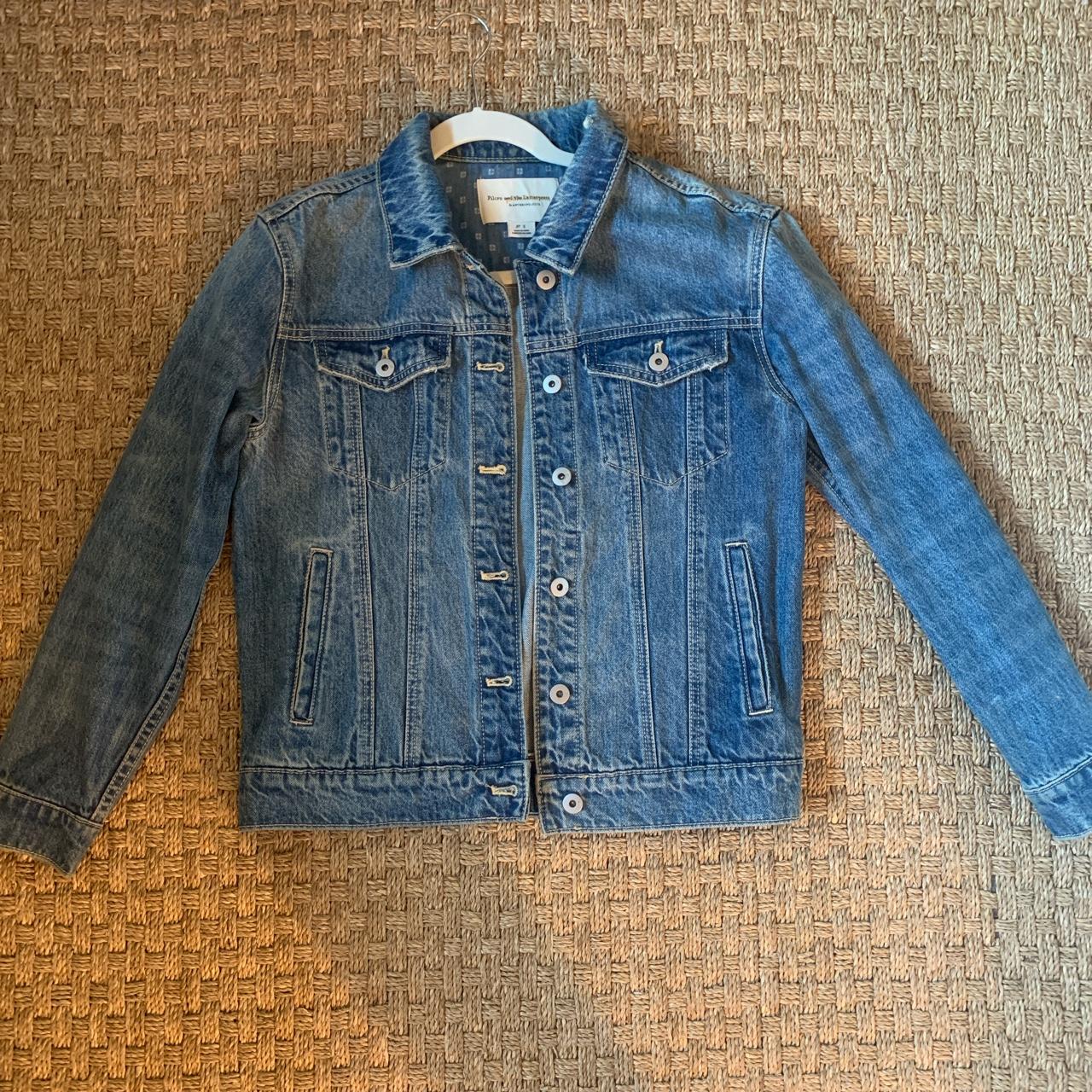 anthropologie jean jacket 💙 pilcro and the... Depop