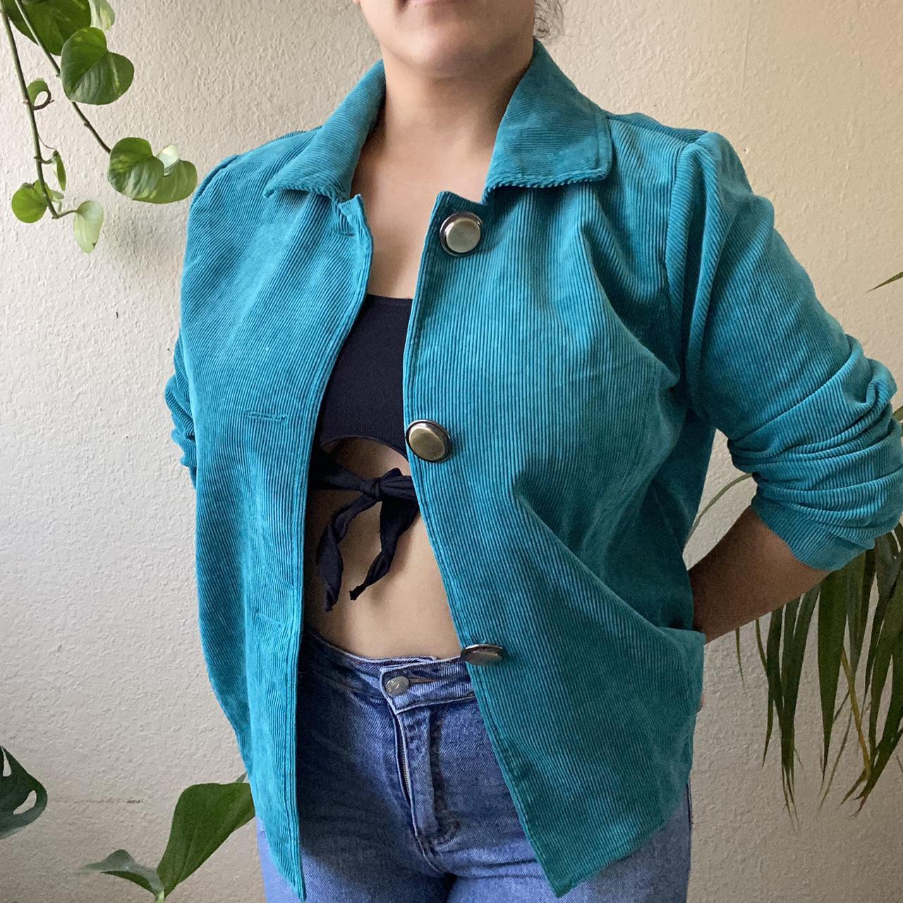 Women's Blue Jacket Depop