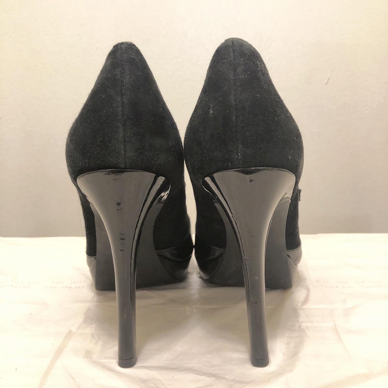 Calvin Klein black pumps. • Heels made of faux... - Depop