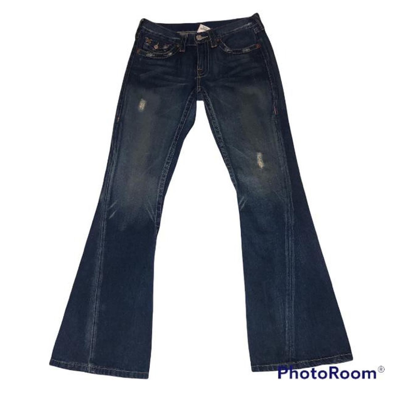 True Religion Women's Blue Jeans | Depop