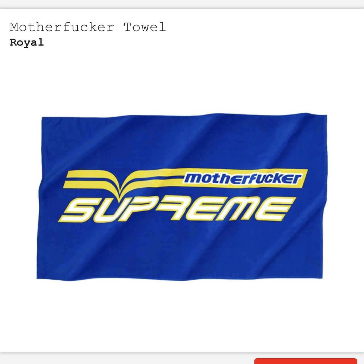 直販特注品 supreme Motherfucker Towel - 小物