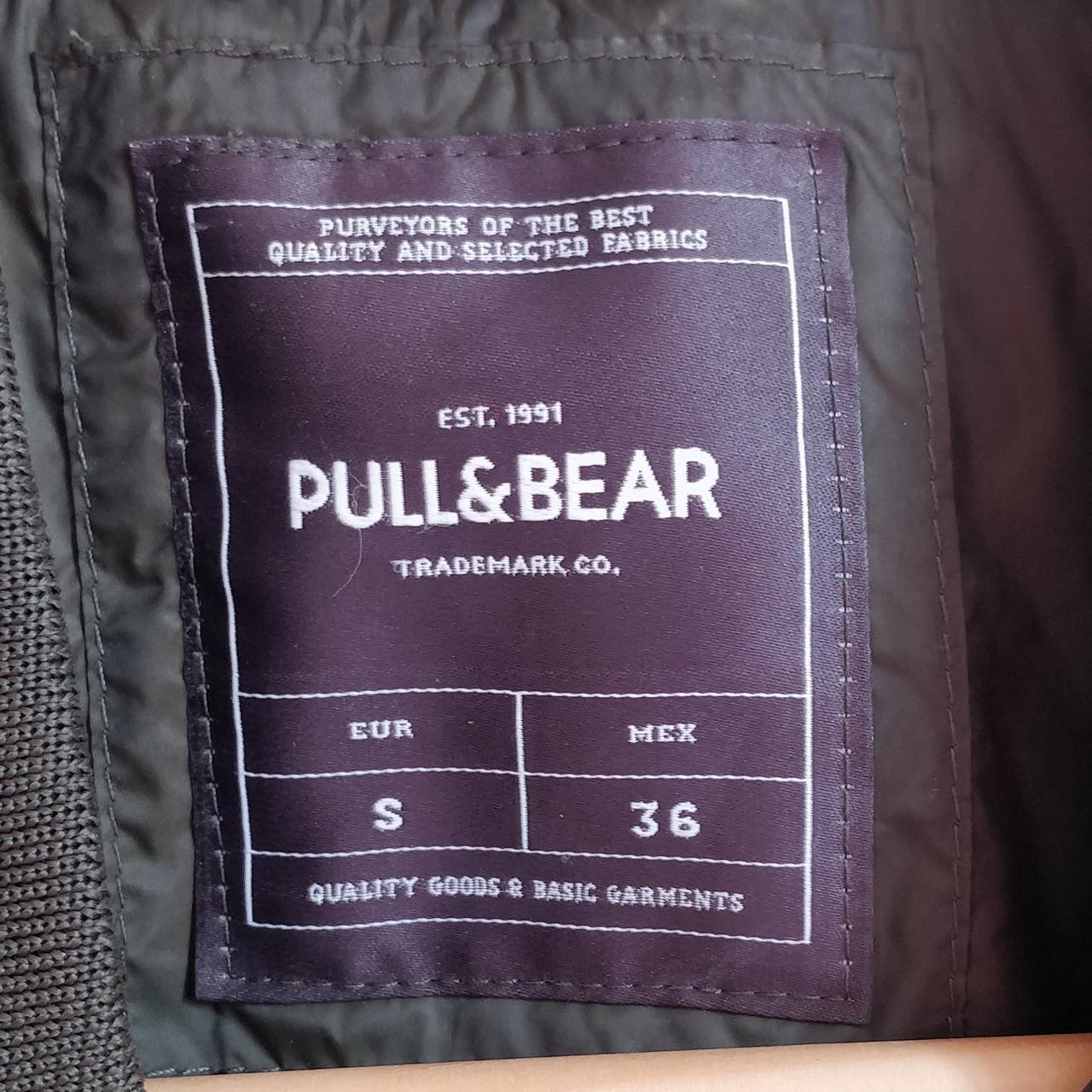 Pull&Bear Men's Khaki and Green Jacket | Depop