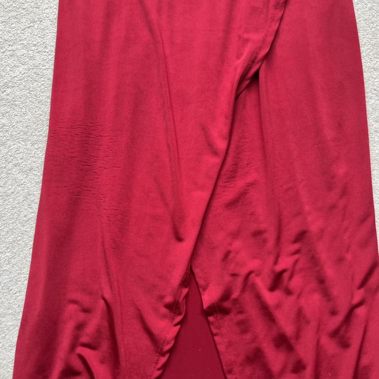 ASOS red wrap dress with tie waist. Stretchy... - Depop