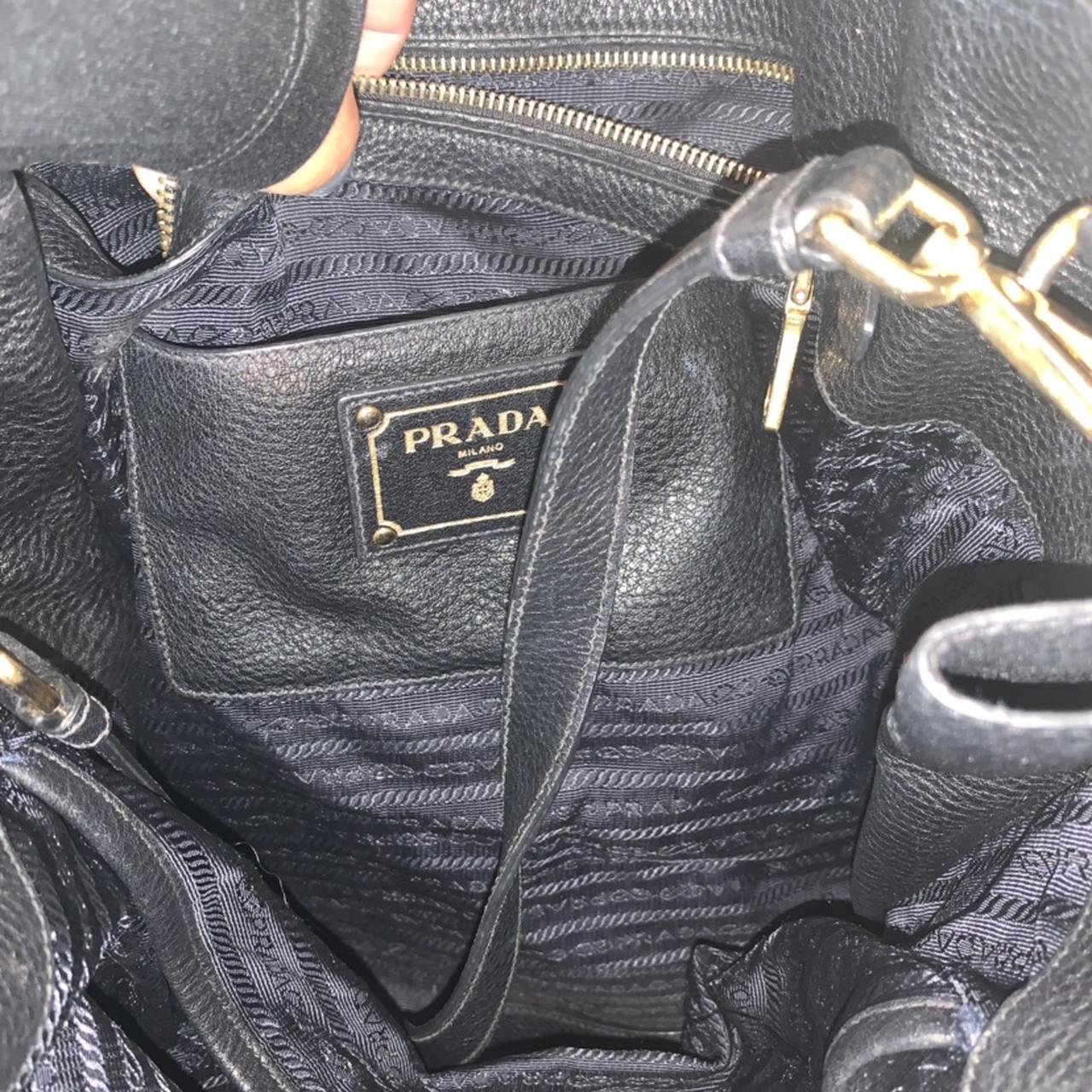 Authentic Prada bag (Black)- Good Condition- Comes - Depop