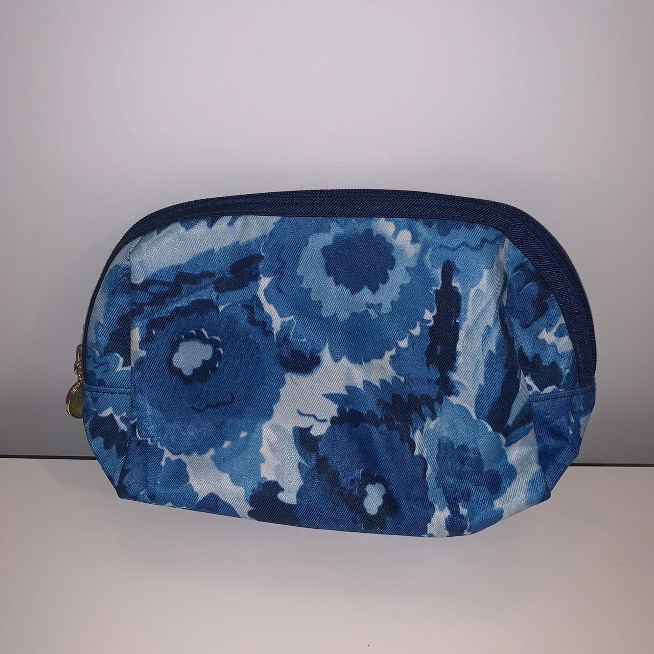 Estee lauder discount blue makeup bag