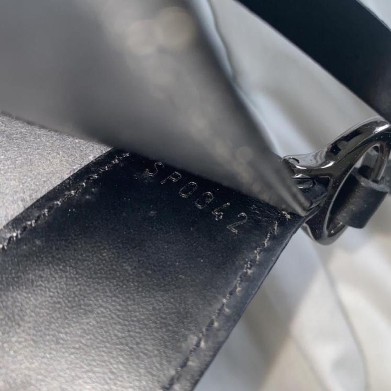 Louis Vuitton Black Epi Demi Lune Pochette Leather ref.980011
