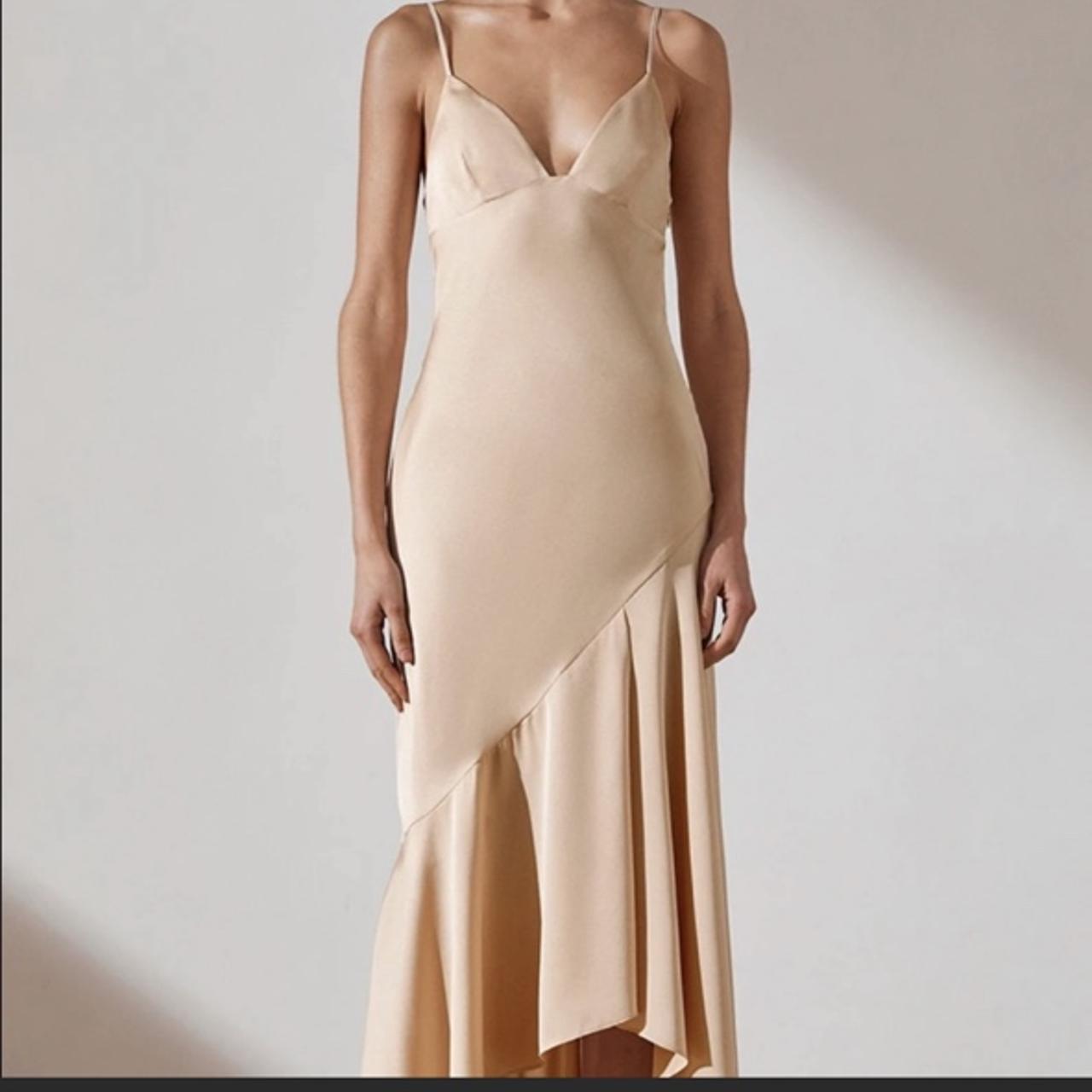 shona joy slip dress champagne