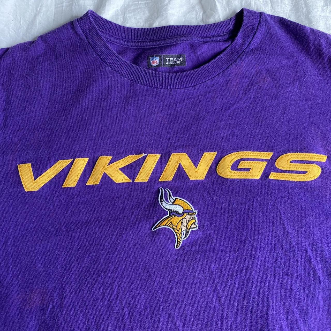 Minnesota Viking NFL team apparel shirt. Purple - Depop