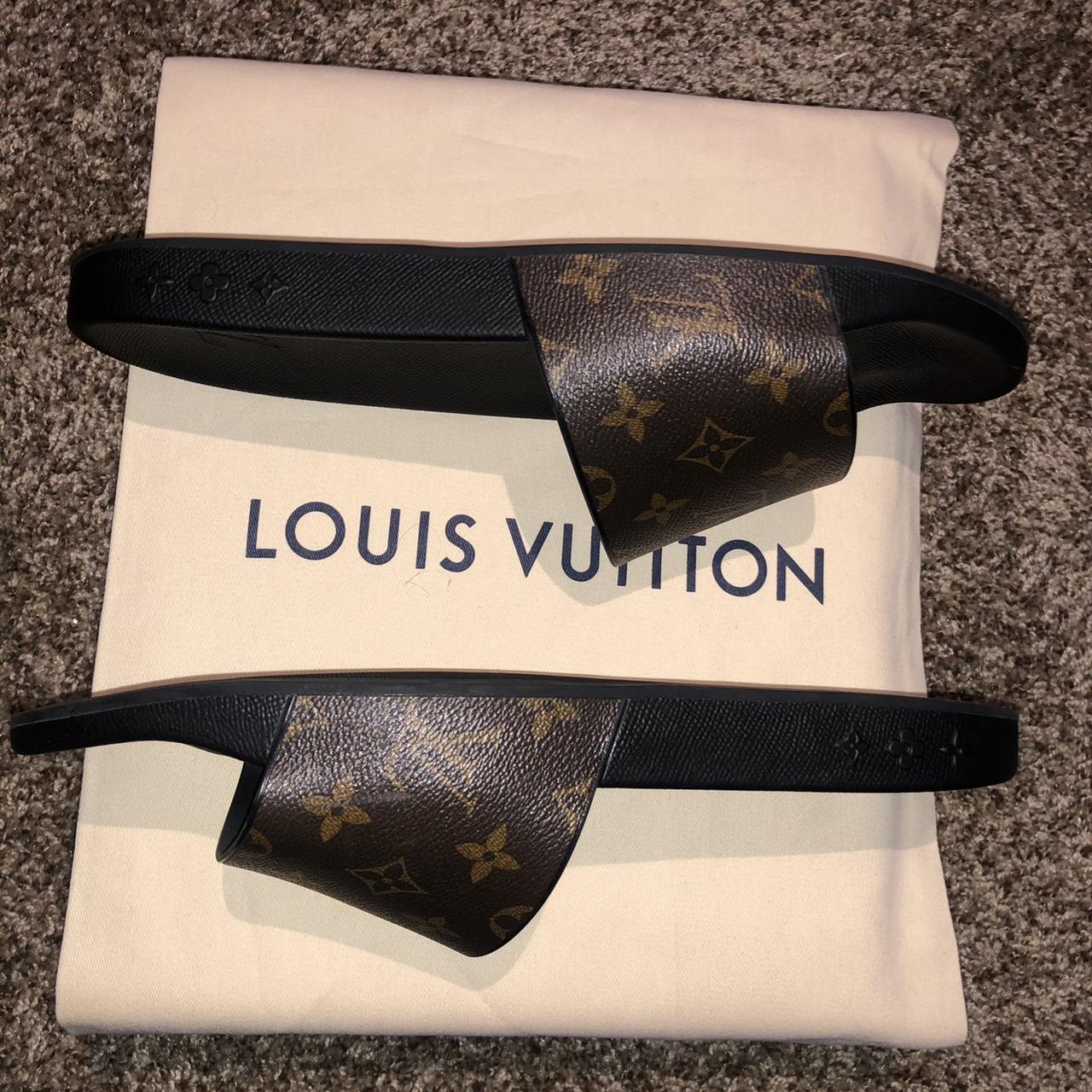 Authentic Louis Vuitton Slides (worn twice) - Depop