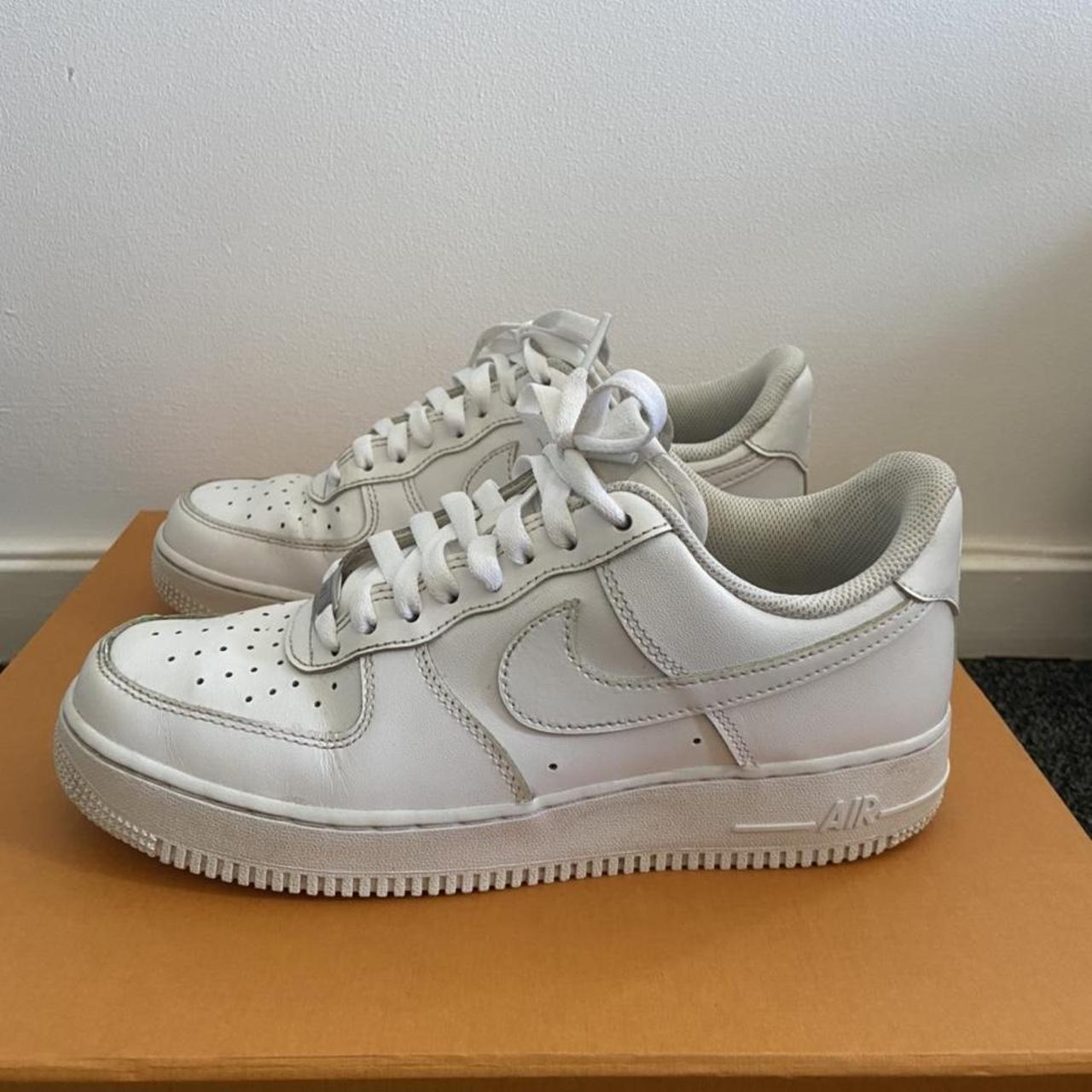 White Air Force 1 Mens Uk 7 With out box - Depop