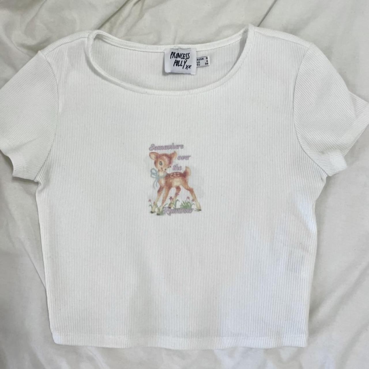 princess polly baby tee great condition, never... Depop