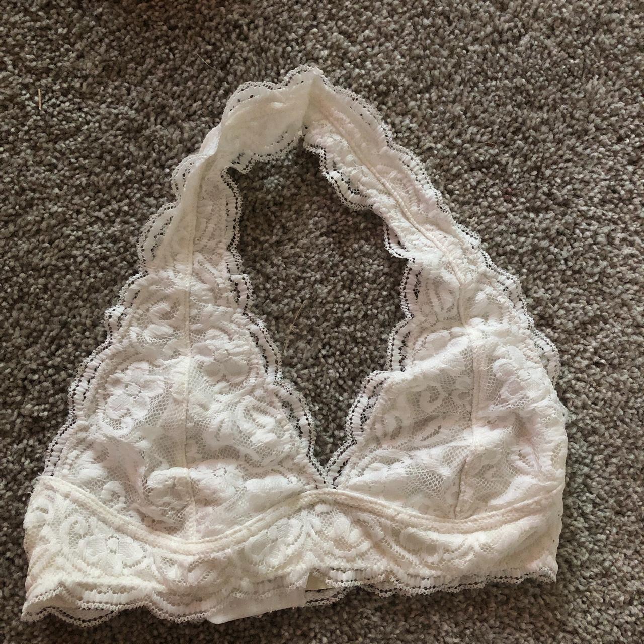 target bralette with cut out size small light orange - Depop