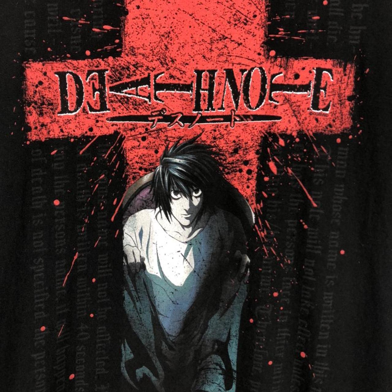 Vintage Y2K Death Note Shonen Jump Anime T-Shirt... - Depop