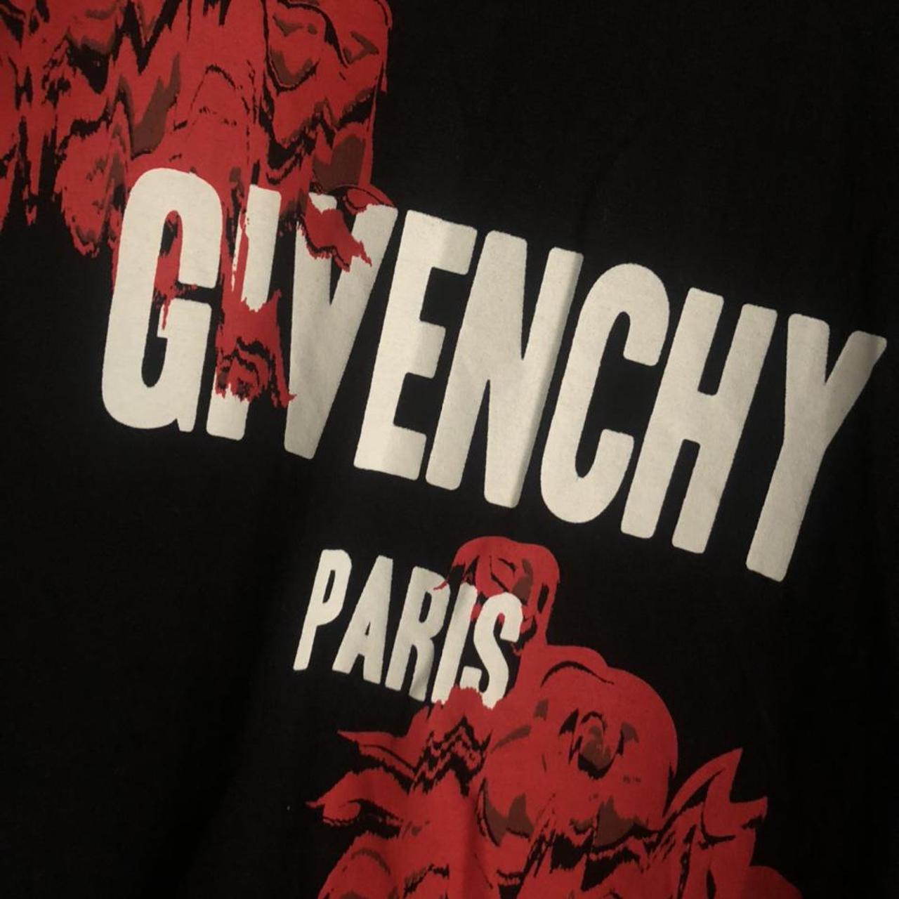 givenchy rose t shirt