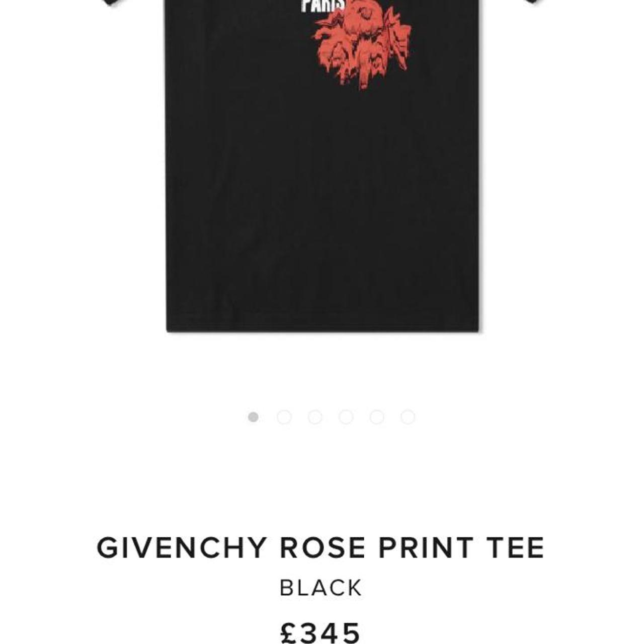 Givenchy hotsell rose tee