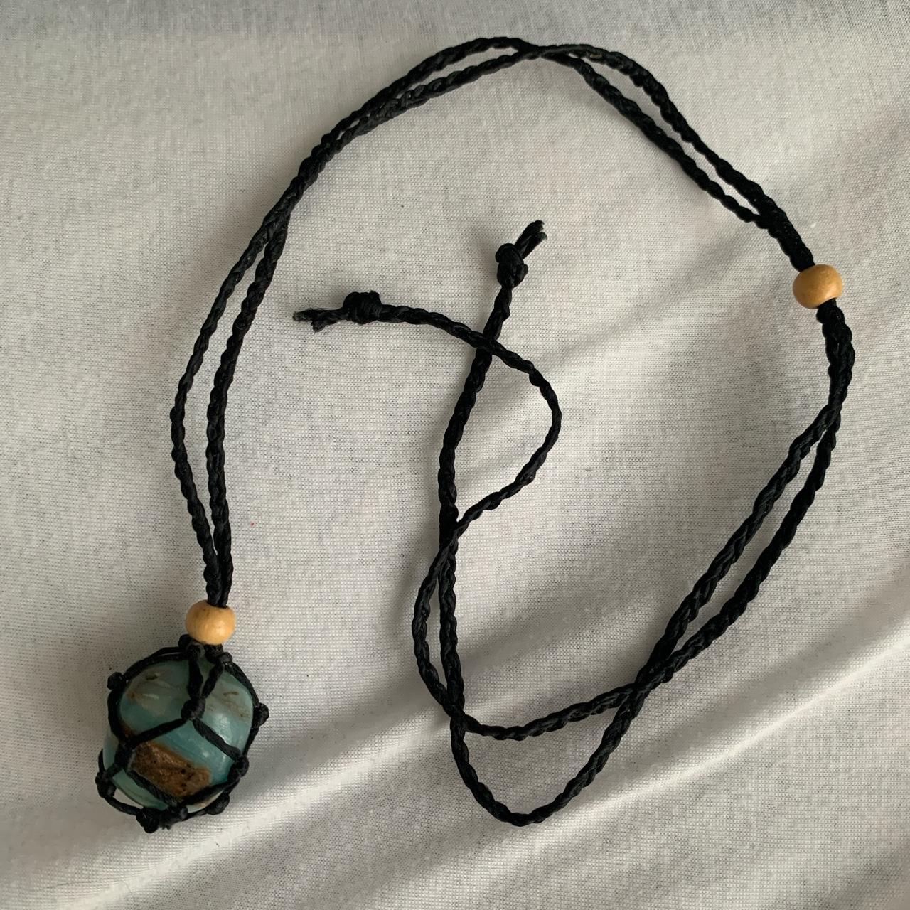 pretty little stone holder necklace (STONE NOT - Depop