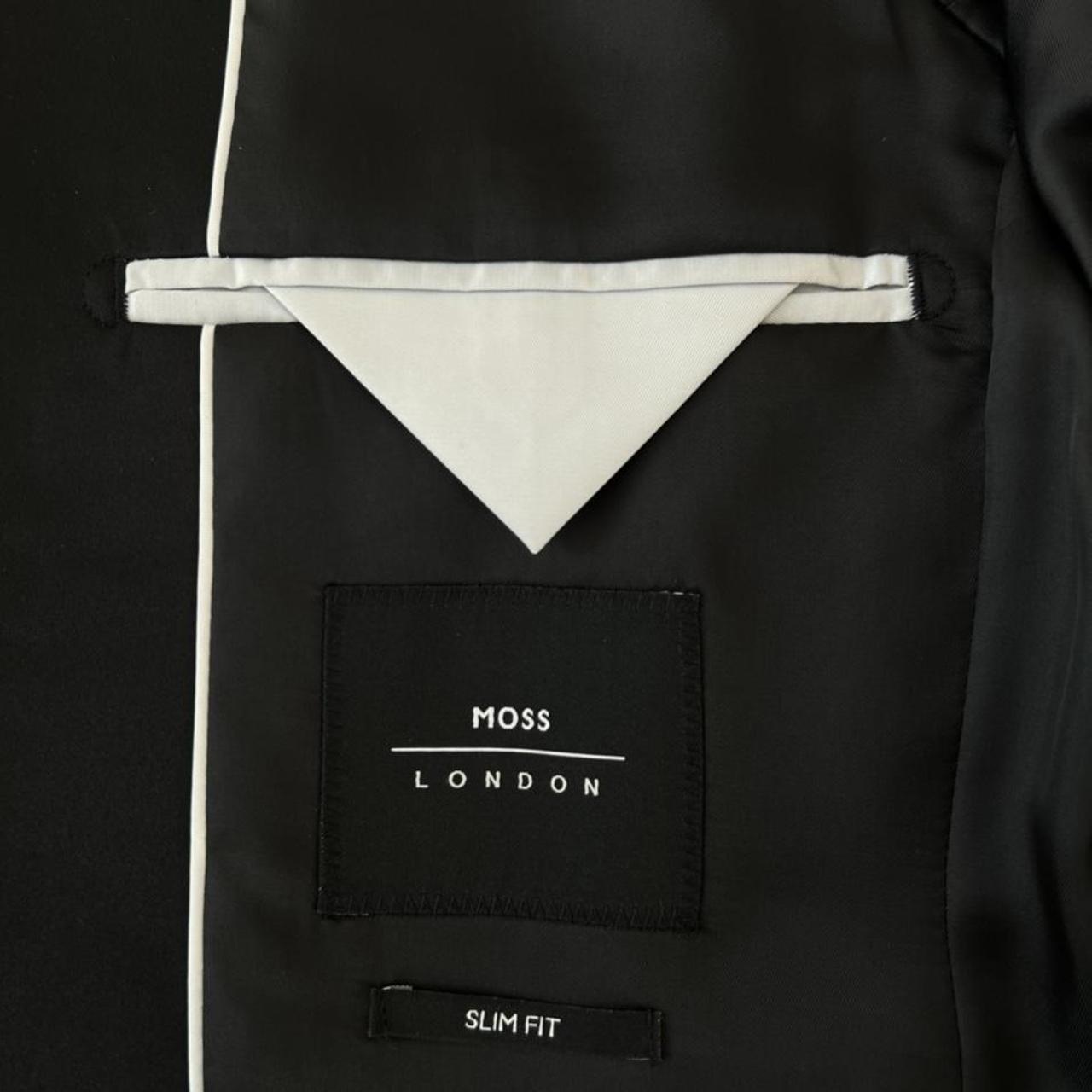 Moss Bros Men's Black Tuxedos Depop