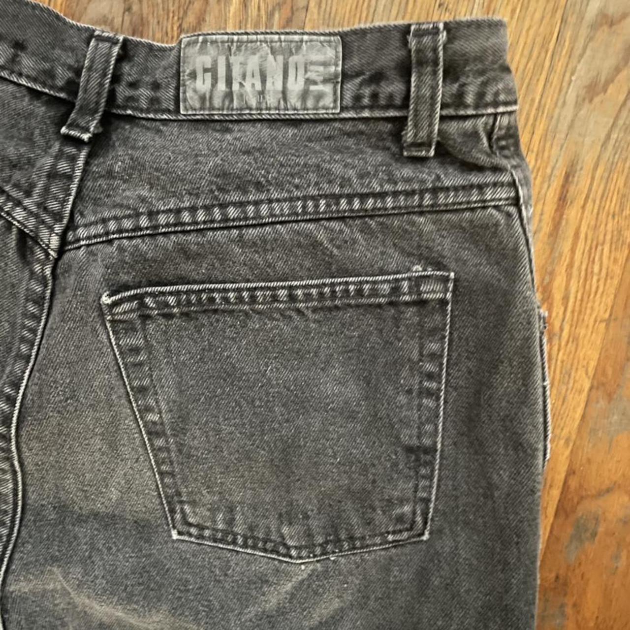 Gitano black/dark grey baggy tapered jeans... - Depop