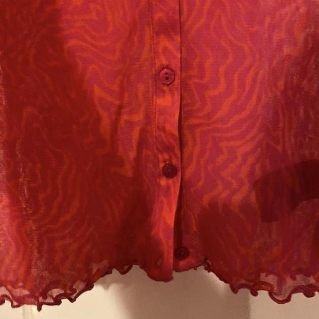 Urban outfitter sheer shirt size 6 nauties cool... Depop