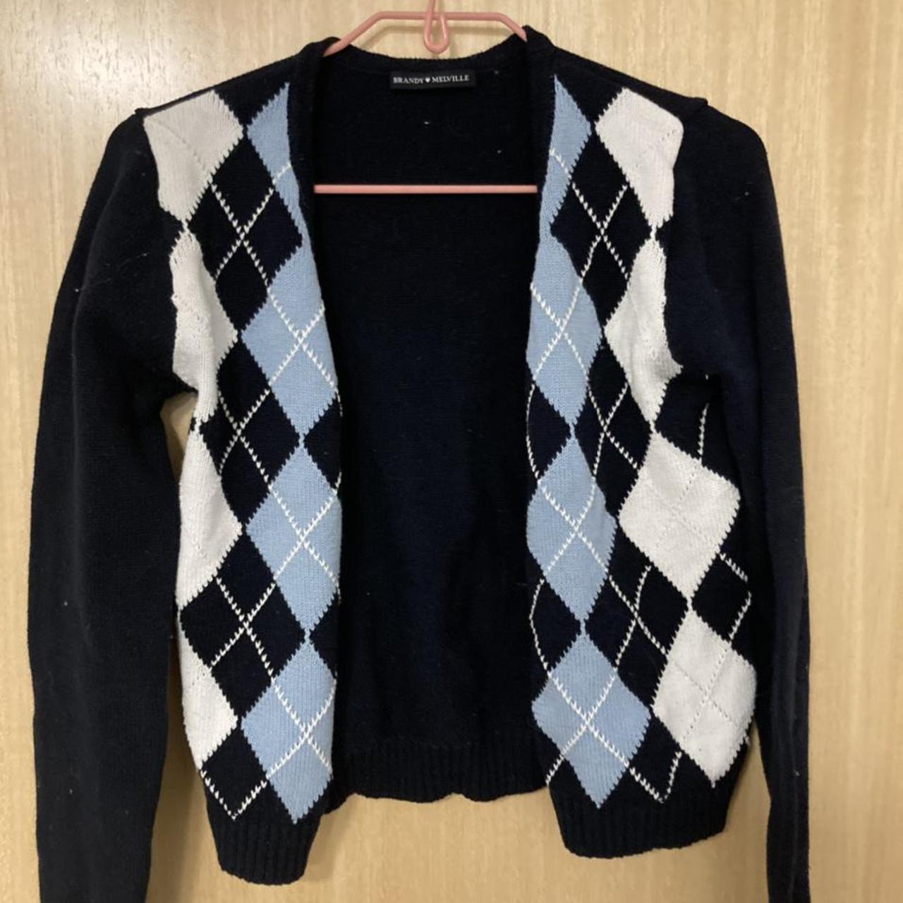 Brandy Melville blue cardigan One size - Depop