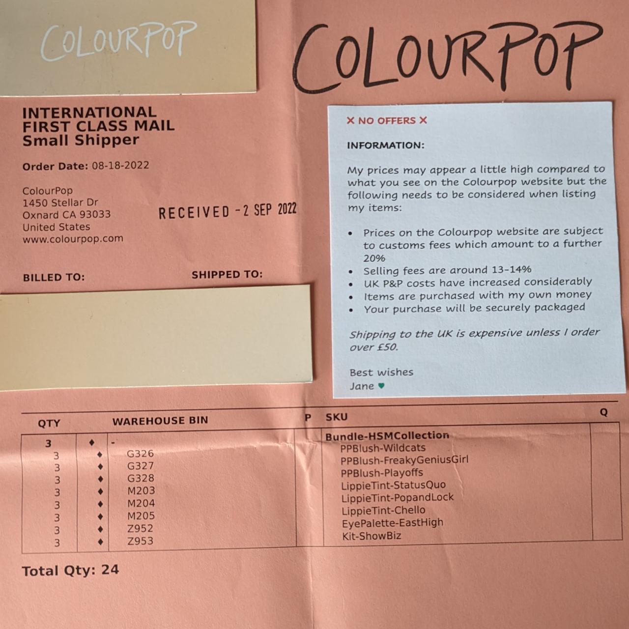 Colourpop STATUS QUO lip tint BRAND NEW* (... Depop