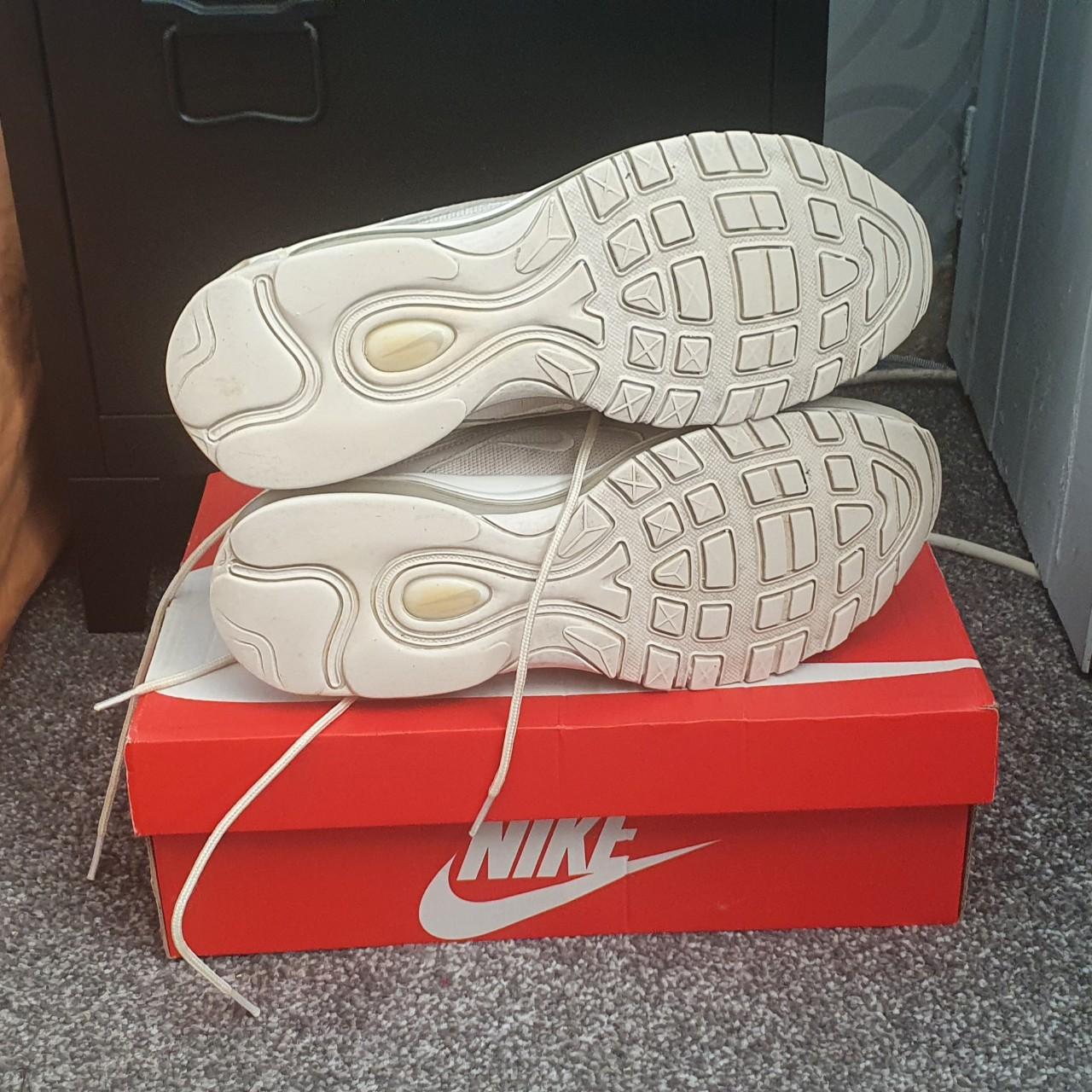 Nike Air Max 97 Premium - Light Bone/Summit... - Depop