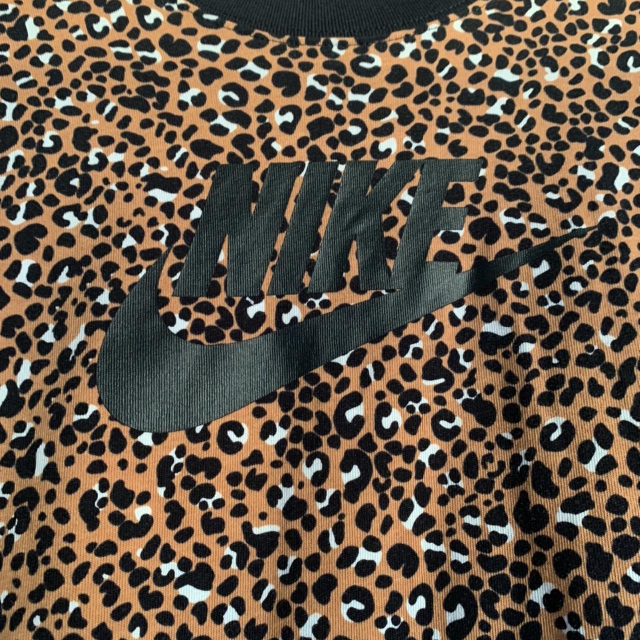 nike leopard print shirt womens