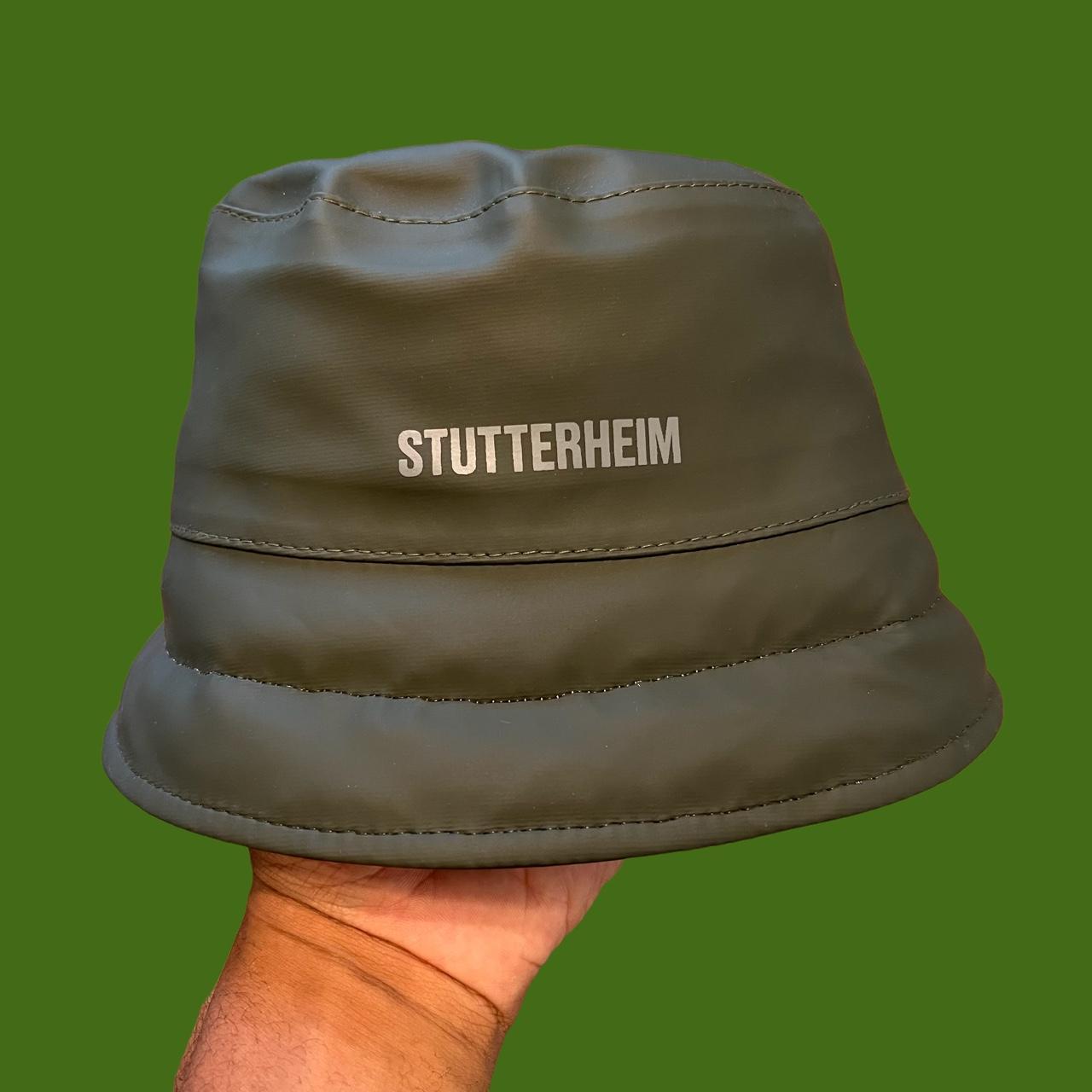 Stutterheim Men's Green and Khaki Hat